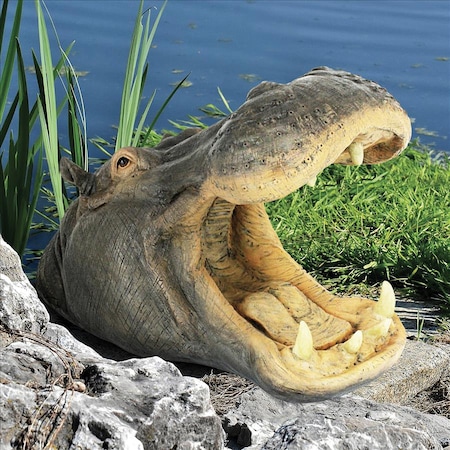 Design Toscano Huey the Hippo Garden Statue AL18006